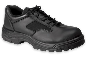 Work Zone Men's Soft Toe Slip Resistant Oxford - N477BLK