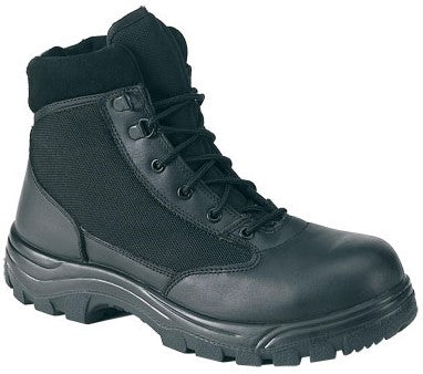 Work Zone Men's 6" Soft Toe Slip Resistant Boot - N677BLK